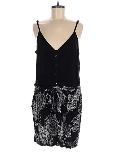 Pre-owned Lascana For Venus Romper In Black