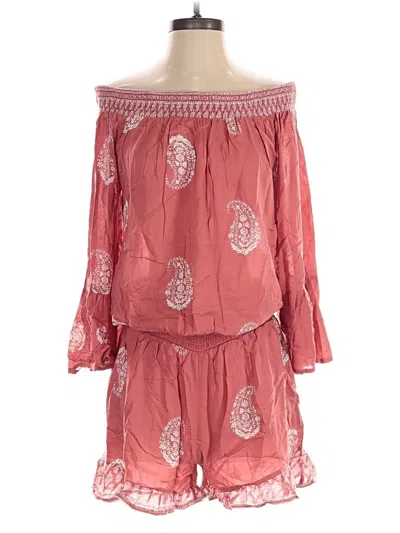 Pre-owned Lascana For Venus Romper In Pink