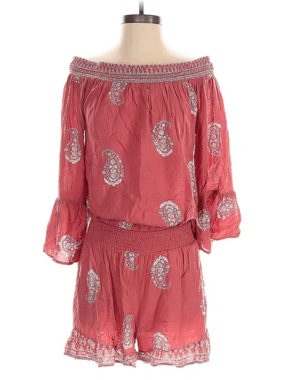 Pre-owned Lascana For Venus Romper In Red