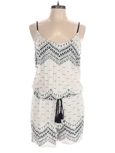 Pre-owned Lascana For Venus Romper In White