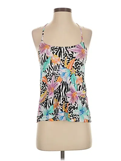 Pre-owned Lascana For Venus Sleeveless Blouse In Orange