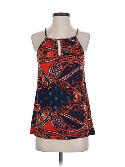 Pre-owned Lascana For Venus Sleeveless Blouse In Red