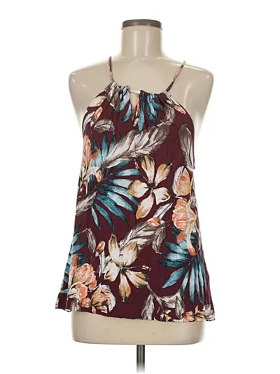 Pre-owned Lascana For Venus Tank Top Brown Halter Neckline Tops