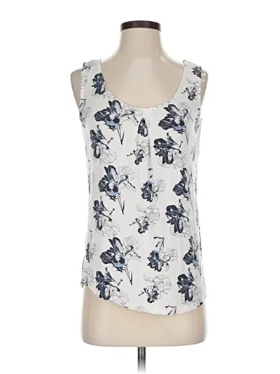 Pre-owned Lascana For Venus Tank Top Ivory Halter Neckline Tops In White