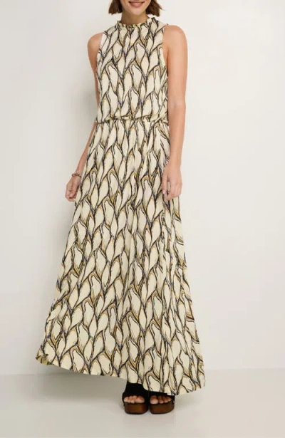 Lascana High Neck Maxi Dress In Multi