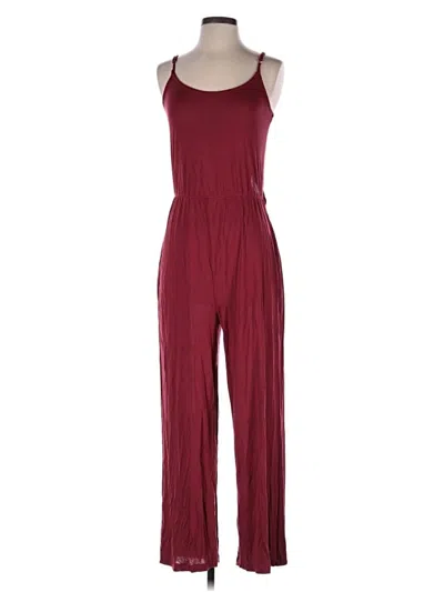 Pre-owned Lascana Jumpsuit In Burgundy