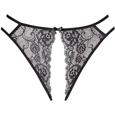 Lascana Lace Open Brief In Black