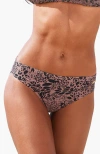 Lascana Leopard Print Bikini Bottom In Brown