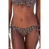 Lascana Leopard Side Tie Bikini Bottom In Animal Print