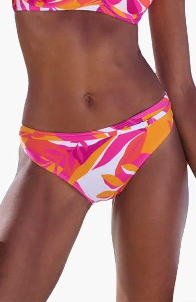 Lascana Mix Print Classic Bikini Bottom In Multi
