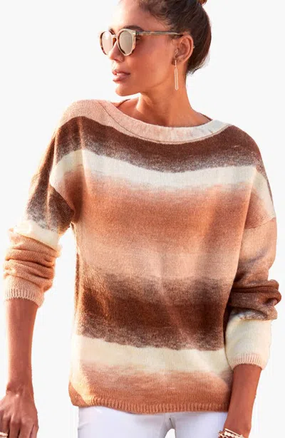Lascana Ombre Sweater In Multi
