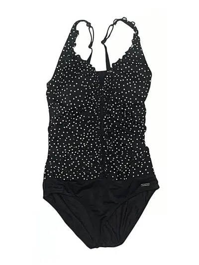 Pre-owned Lascana One Piece Swimsuit In Black