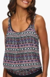 Lascana Overd Tankini Top In Animal Print