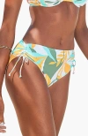 Lascana Pattern Mid Rise Bikini Bottom In Multi