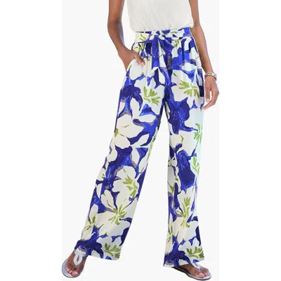 Lascana Patterned Pants In Blue
