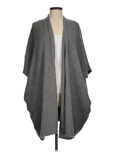 Pre-owned Lascana Poncho In Gray