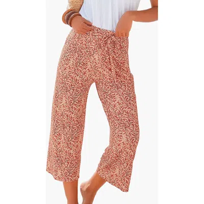 Lascana Printed Culottes In Red Printed
