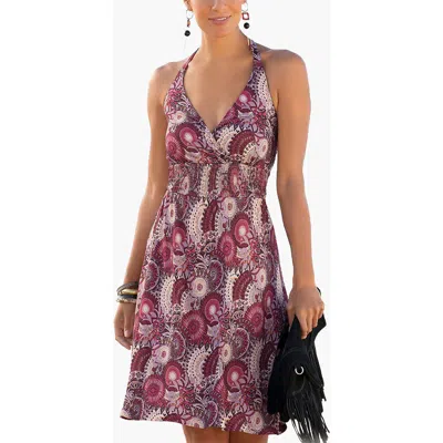 Lascana Printed Halter Dress In Multi