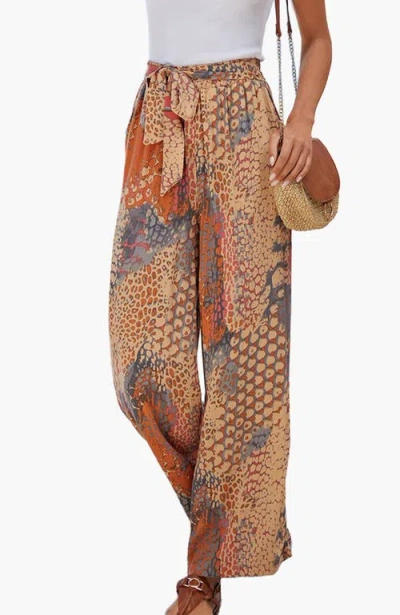 Lascana Printed Wide Leg Pants In Multi