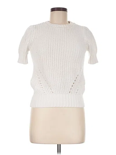 Pre-owned Lascana Pullover Sweater In White