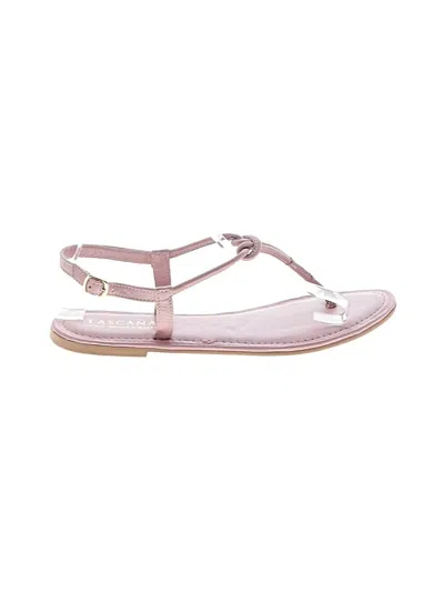 Pre-owned Lascana Sandals In Pink
