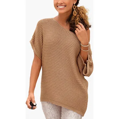 Lascana Short Sleeve Knit Sweater In Multi