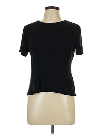 Pre-owned Lascana Short Sleeve T-shirt In Black