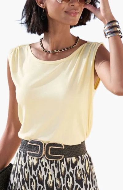 Lascana Shoulder Detail Top In White