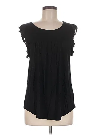 Pre-owned Lascana Sleeveless Blouse In Black