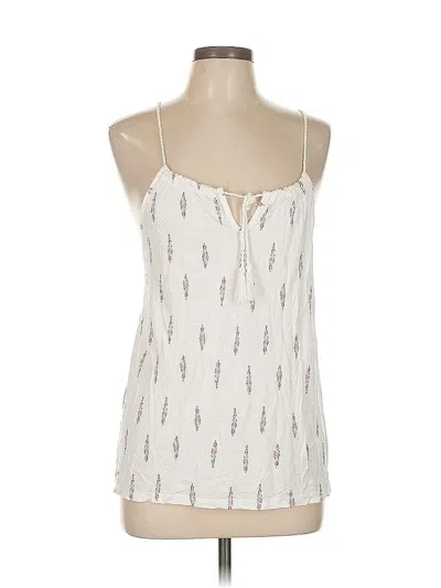 Pre-owned Lascana Sleeveless Blouse In White