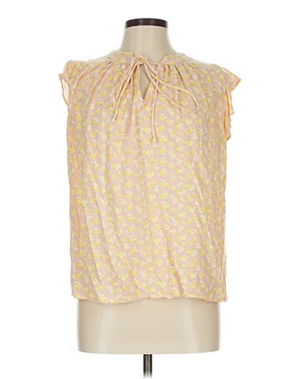 Pre-owned Lascana Sleeveless Blouse In Yellow