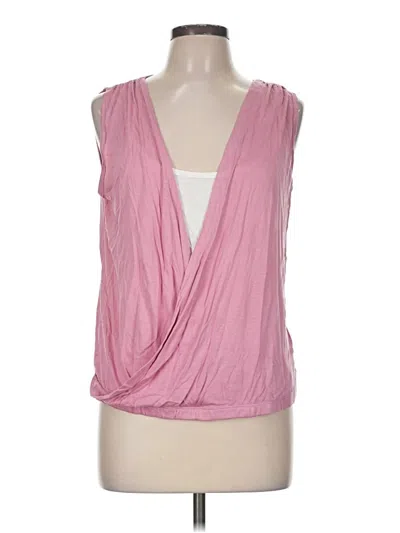 Pre-owned Lascana Sleeveless T-shirt In Pink
