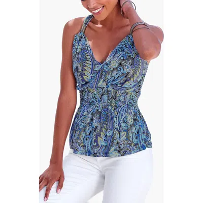 Lascana Strap Detail Top In Blue
