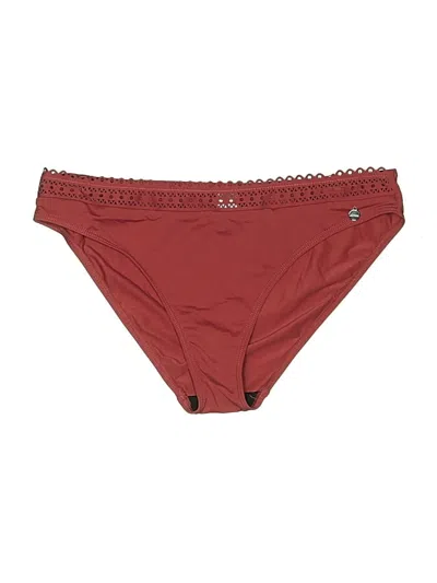 Pre-owned Lascana Swimsuit Bottoms In Burgundy