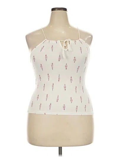 Pre-owned Lascana Tank Top Ivory Halter Neckline Tops