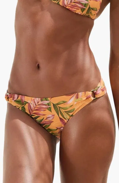 Lascana Tropical Print Classic Bikini Bottom In Multi
