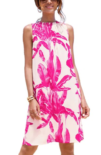 Lascana Tropical Print Shift Dress In Multi