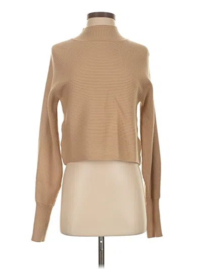 Pre-owned Lascana Turtleneck Sweater In Tan