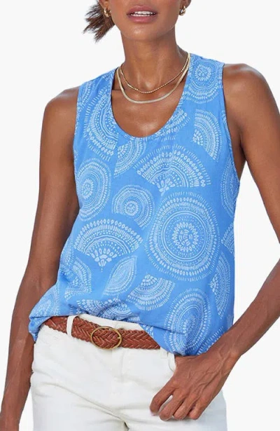 Lascana Twist Back Tank Top In Blue