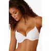 Lascana Underwire Clear Strap T-shirt Bra In White