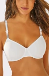 Lascana Unlined Minimizer Bra In White