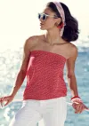 Lascana Women's 2-pack Bandeau Tops In Multi
