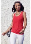 Lascana Women's 2-pack Tank Tops In Multi