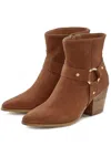 Lascana Women's Biker Ankle Boots In Green
