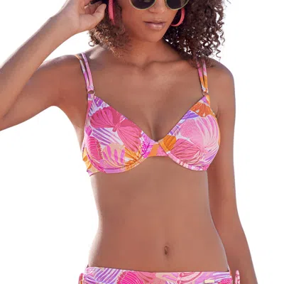 Lascana Women's Butterfly Print Underwire Bikini To In Multi