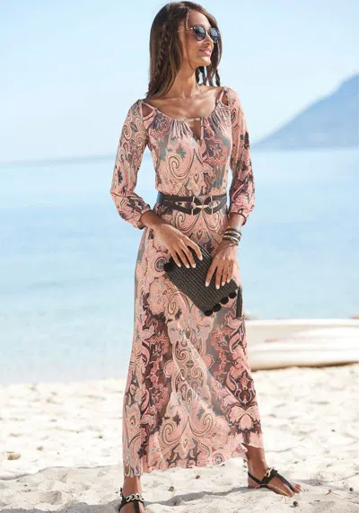 Lascana Women's Cutout Maxi Dress In Multi