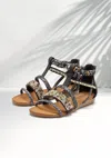 Lascana Women's Embellished Strappy Tanals In Black