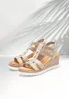 Lascana Women's Espadrille Wedge Sandals In Multi