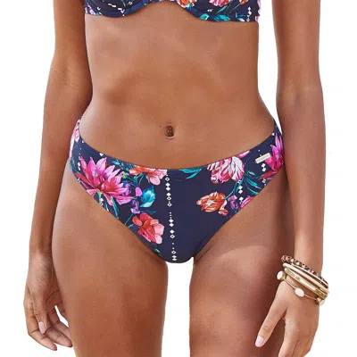 Lascana Women's Floral Classic Bikini Swim Bottom In Multi
