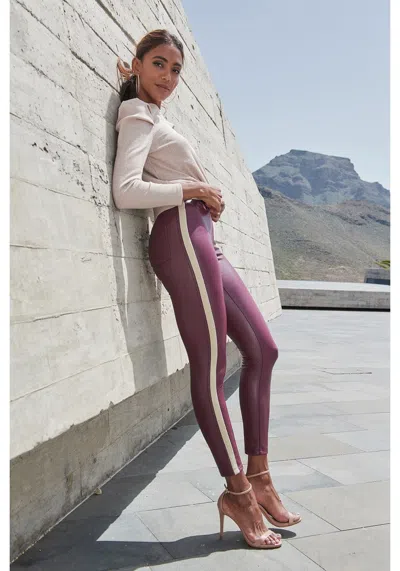 Lascana Women's Glitter Side Stripe Leggings